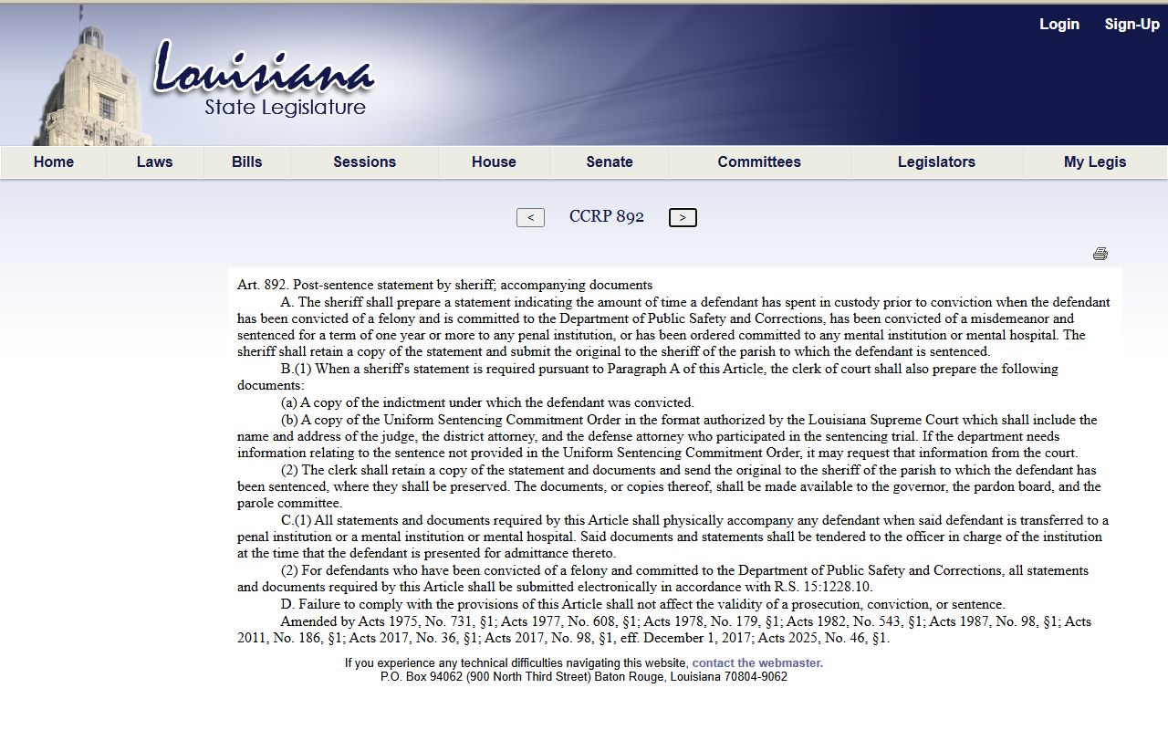 Lafayette County arrest records expungement statute Article 976